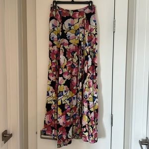 Free people floral maxi skirt